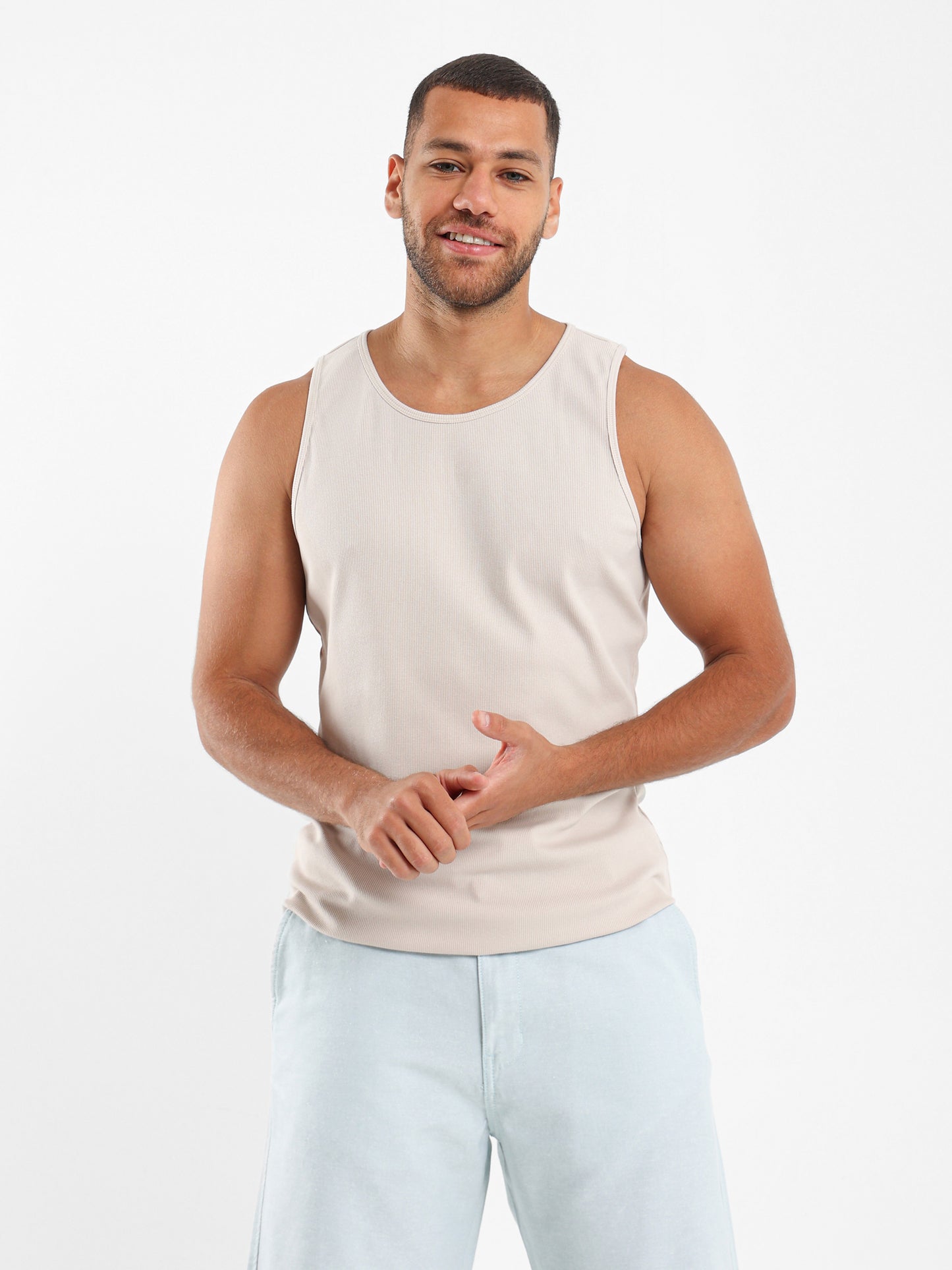 Ribbed Fitted Tank Top