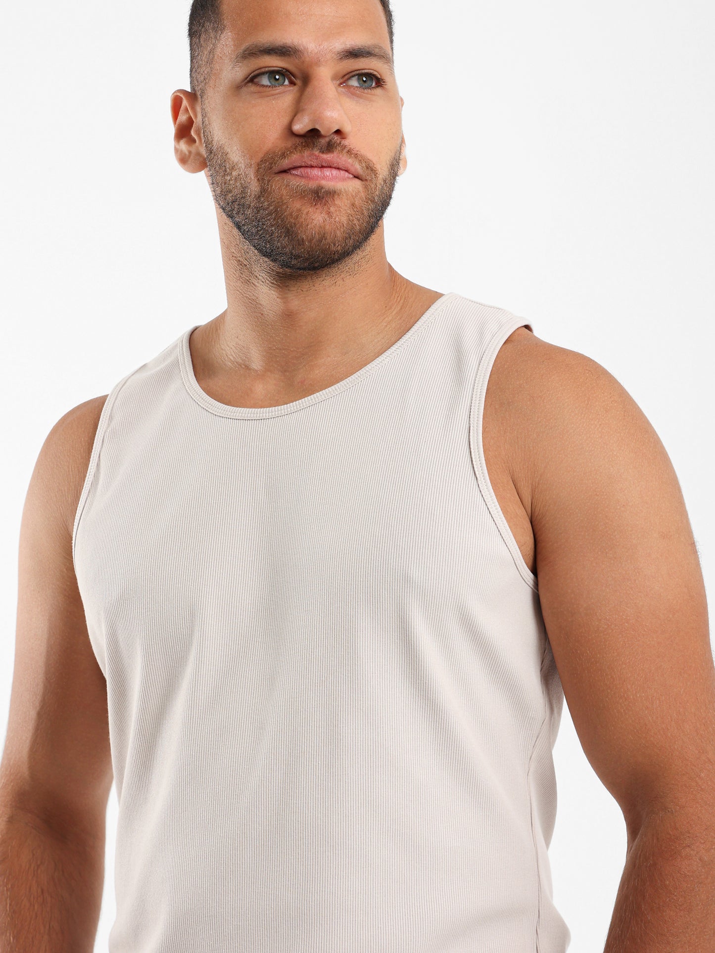 Ribbed Fitted Tank Top