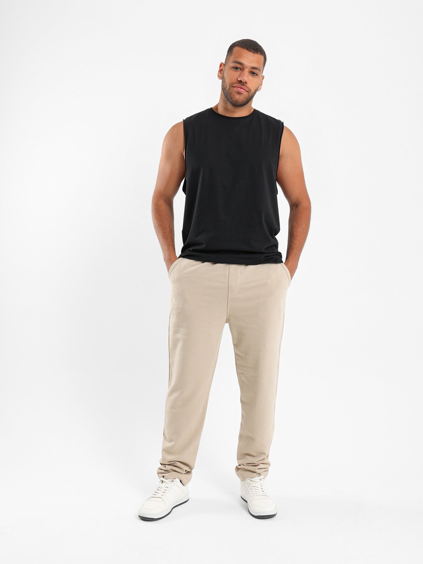 Basic Dropped Armhole T-Shirt