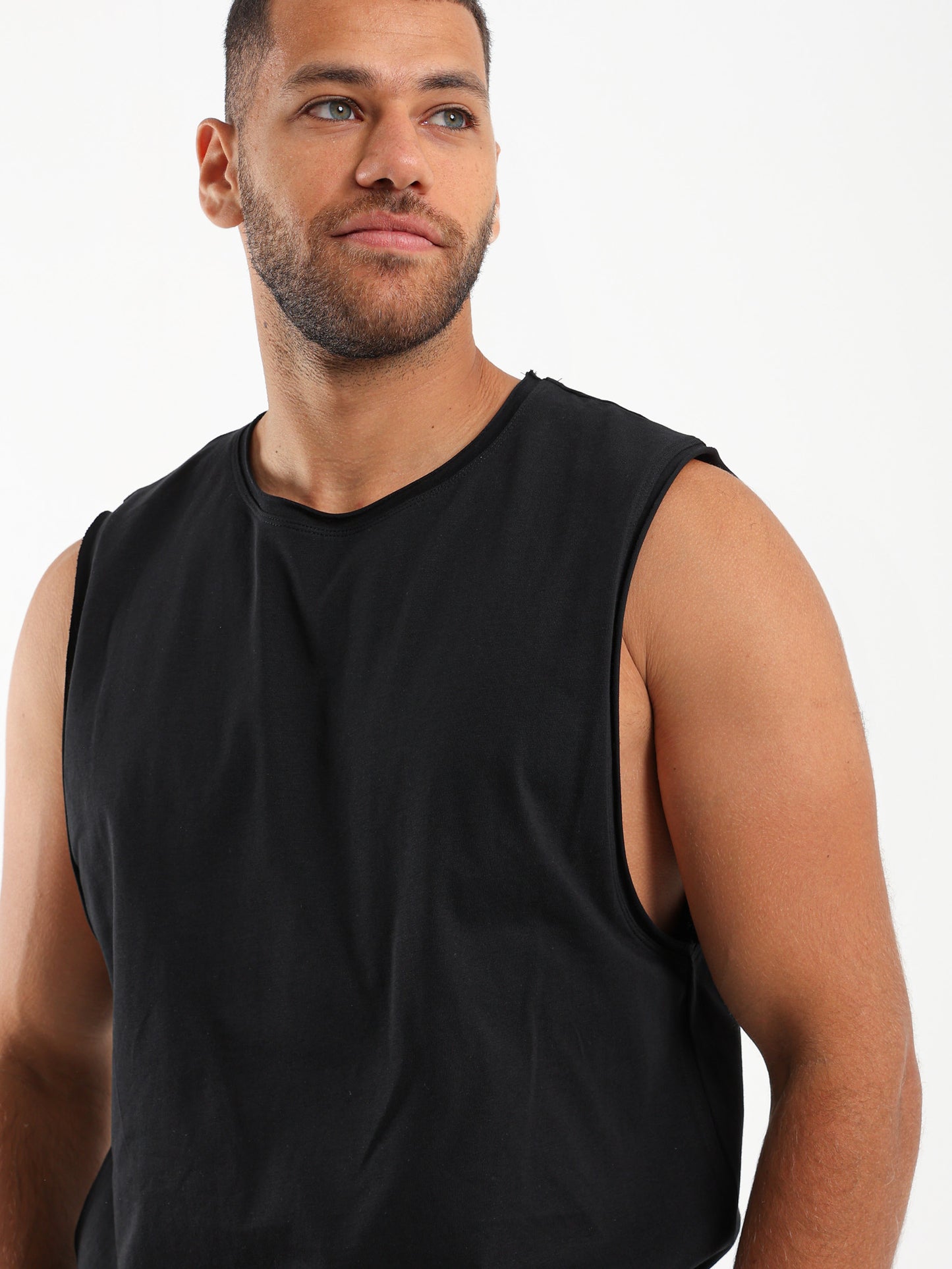 Basic Dropped Armhole T-Shirt