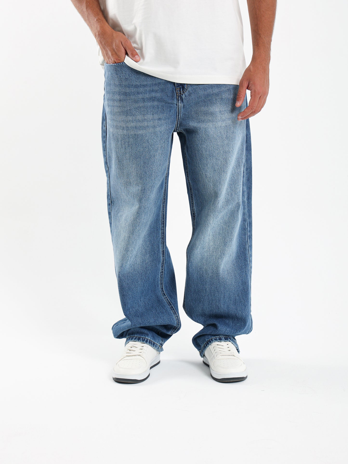 Loose Washed Jeans