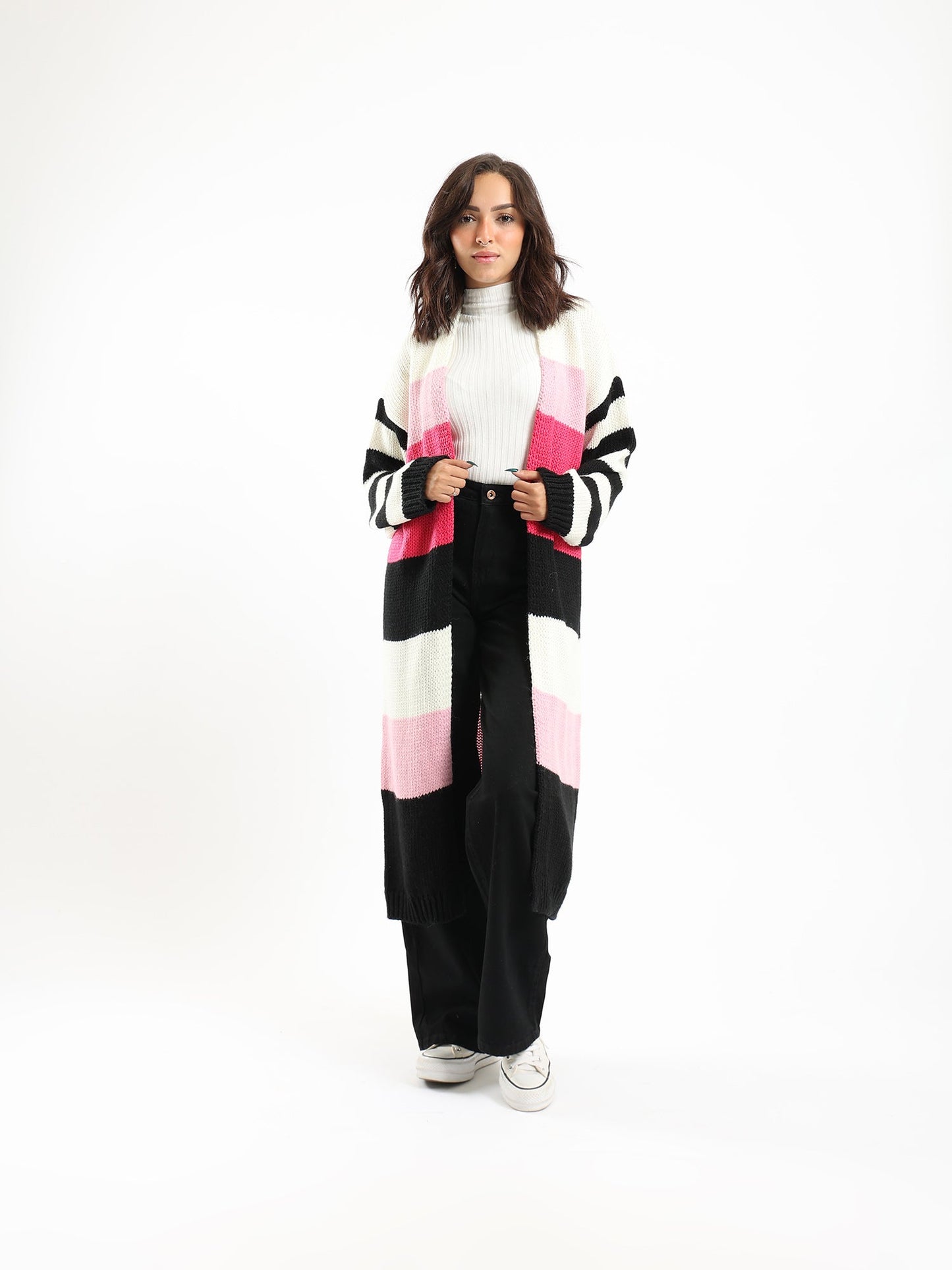 Cardigan - Striped - Colourful