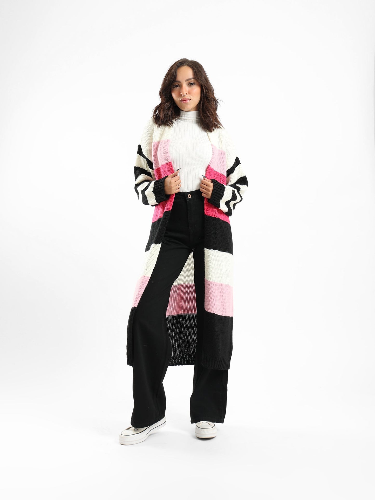 Cardigan - Striped - Colourful