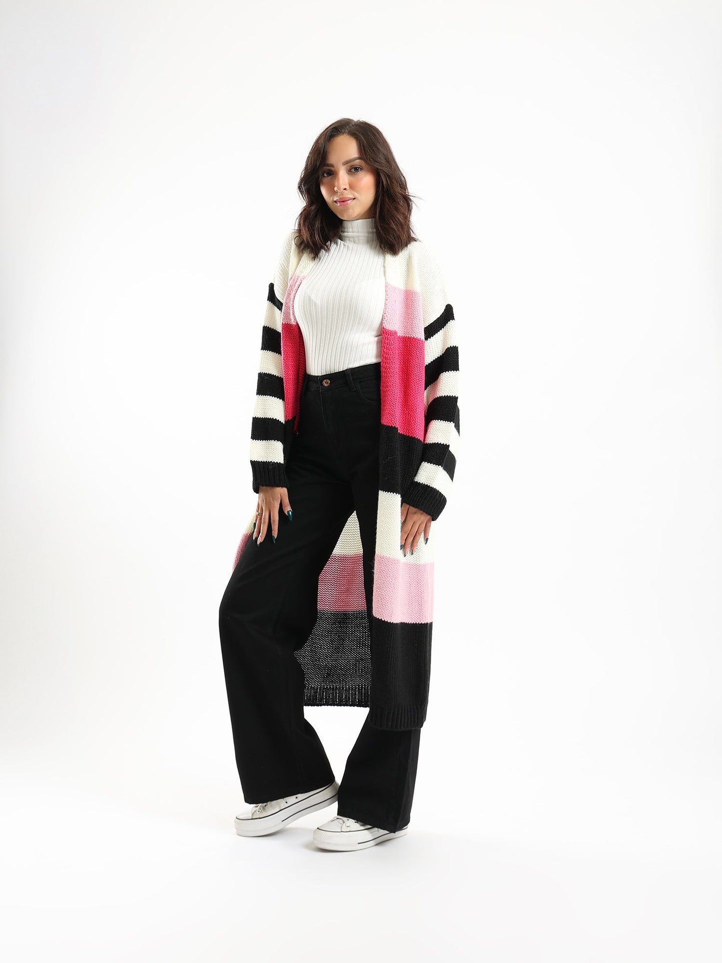 Cardigan - Striped - Colourful