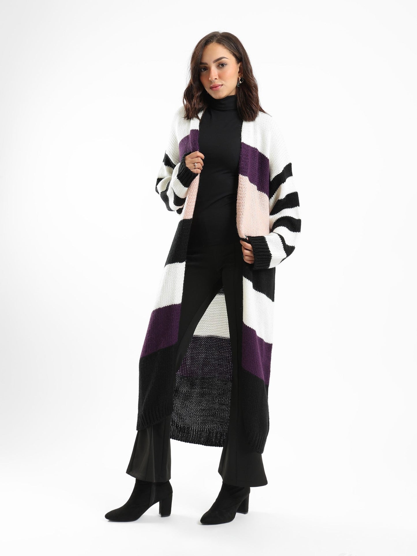 Cardigan - Striped - Colourful
