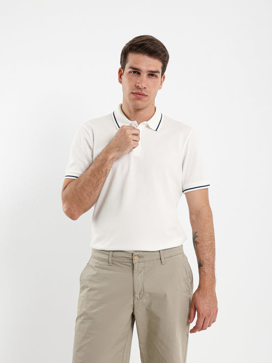 Stripe On Sleeves Polo Shirt