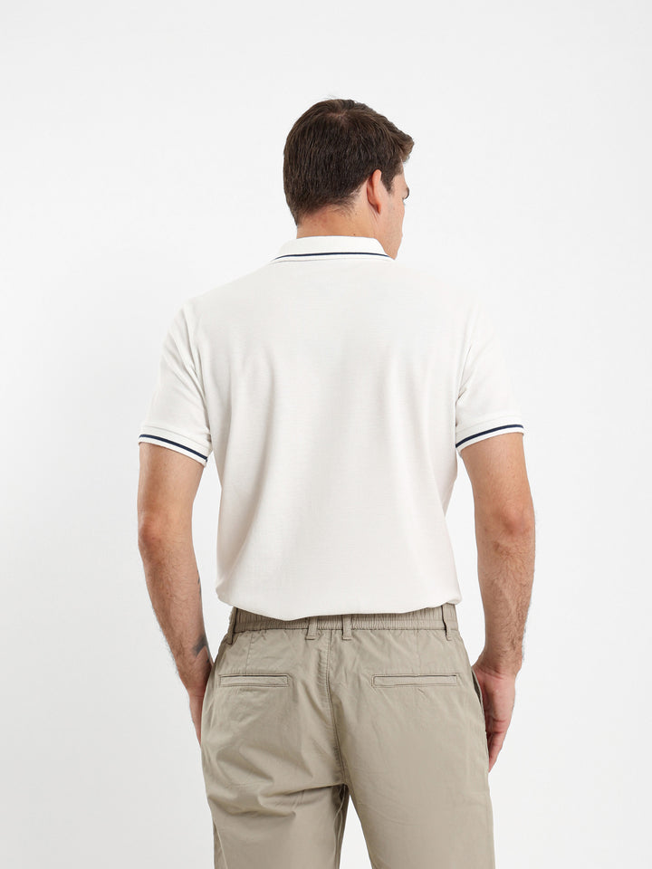 Stripe On Sleeves Polo Shirt
