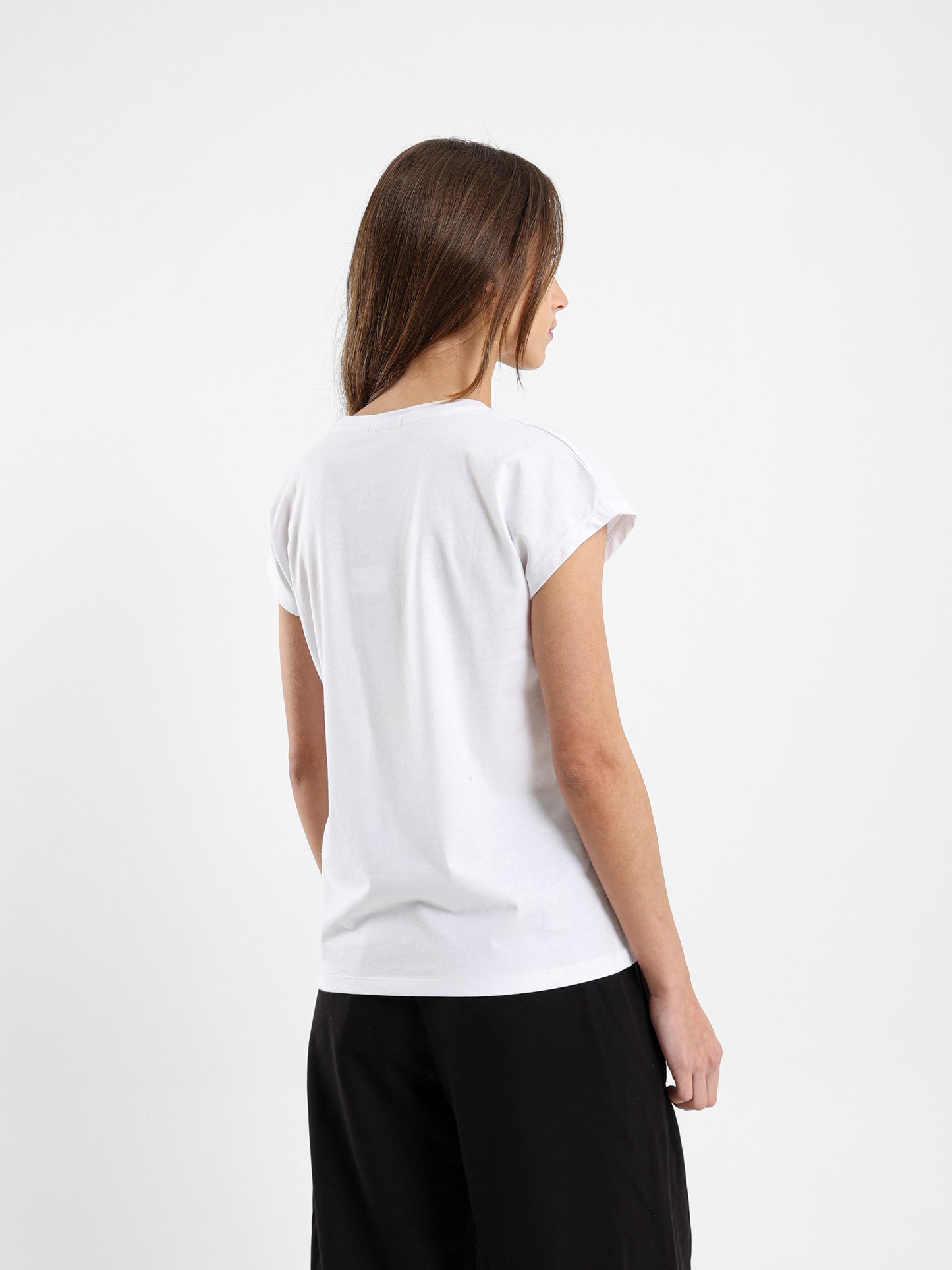 Beaded Embroidered Short Sleeve T-Shirt