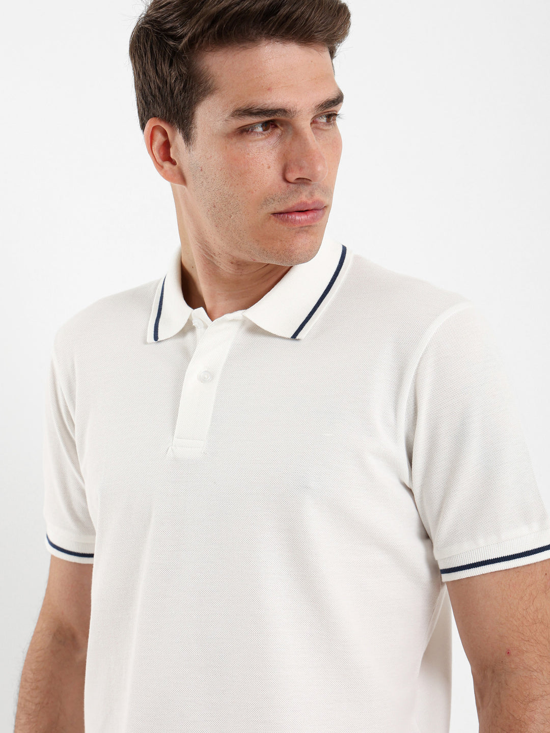 Stripe On Sleeves Polo Shirt
