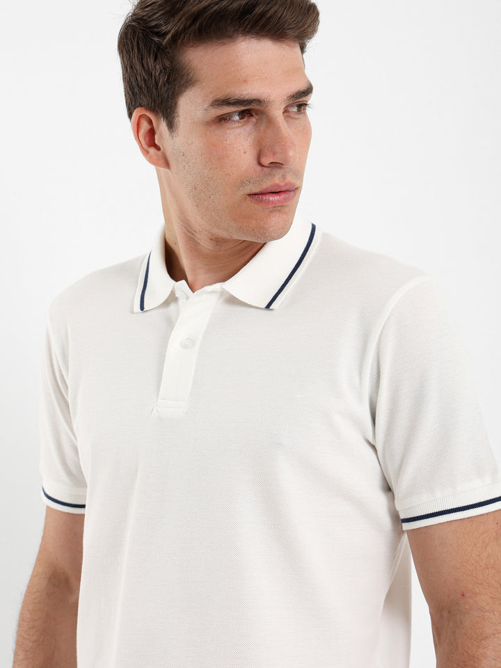 Stripe On Sleeves Polo Shirt