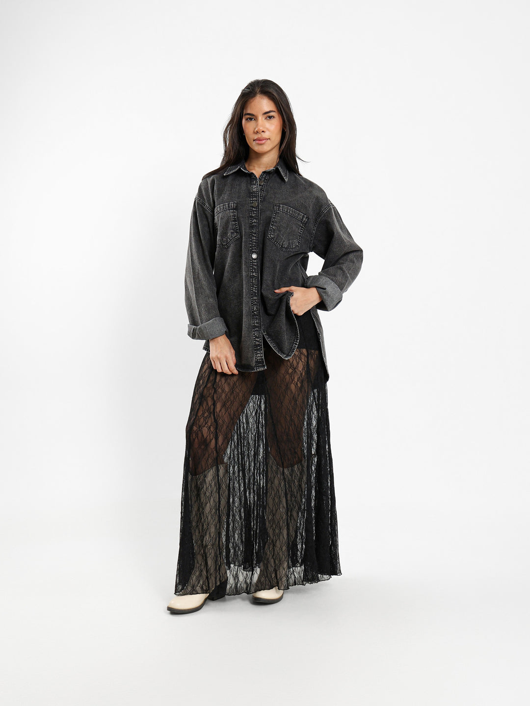 Maxi Lace Skirt