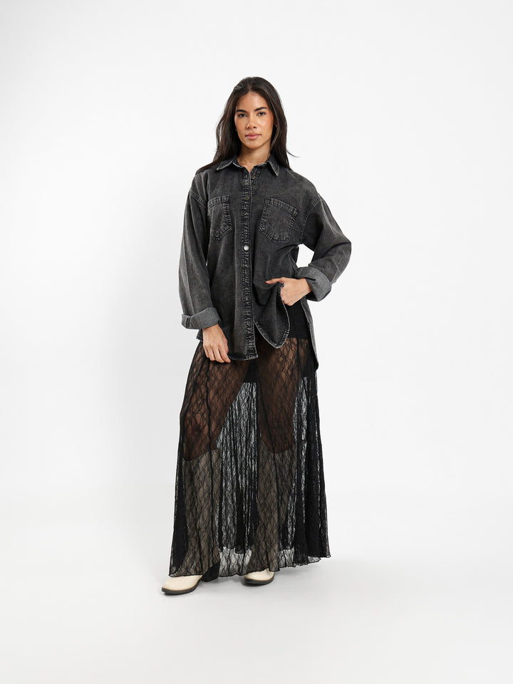 Maxi Lace Skirt
