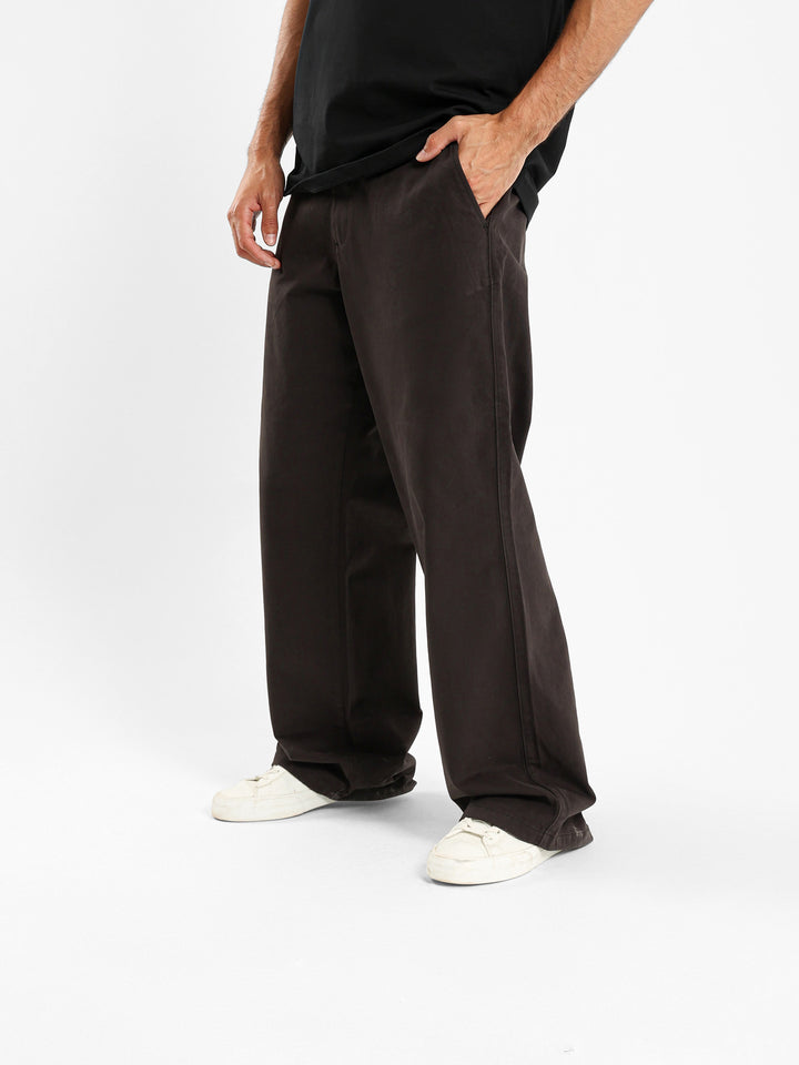 Loose Gabardine Pants