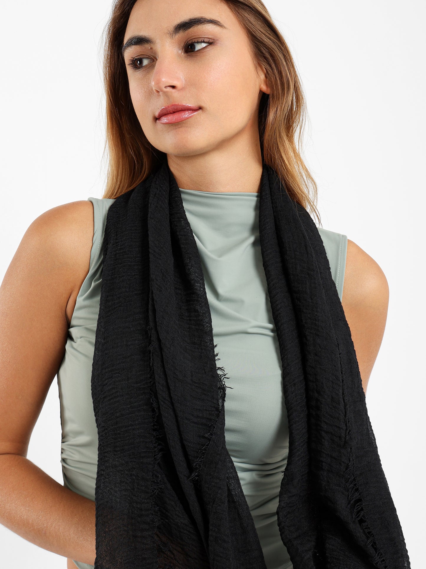 Textured Lightweight Scarf