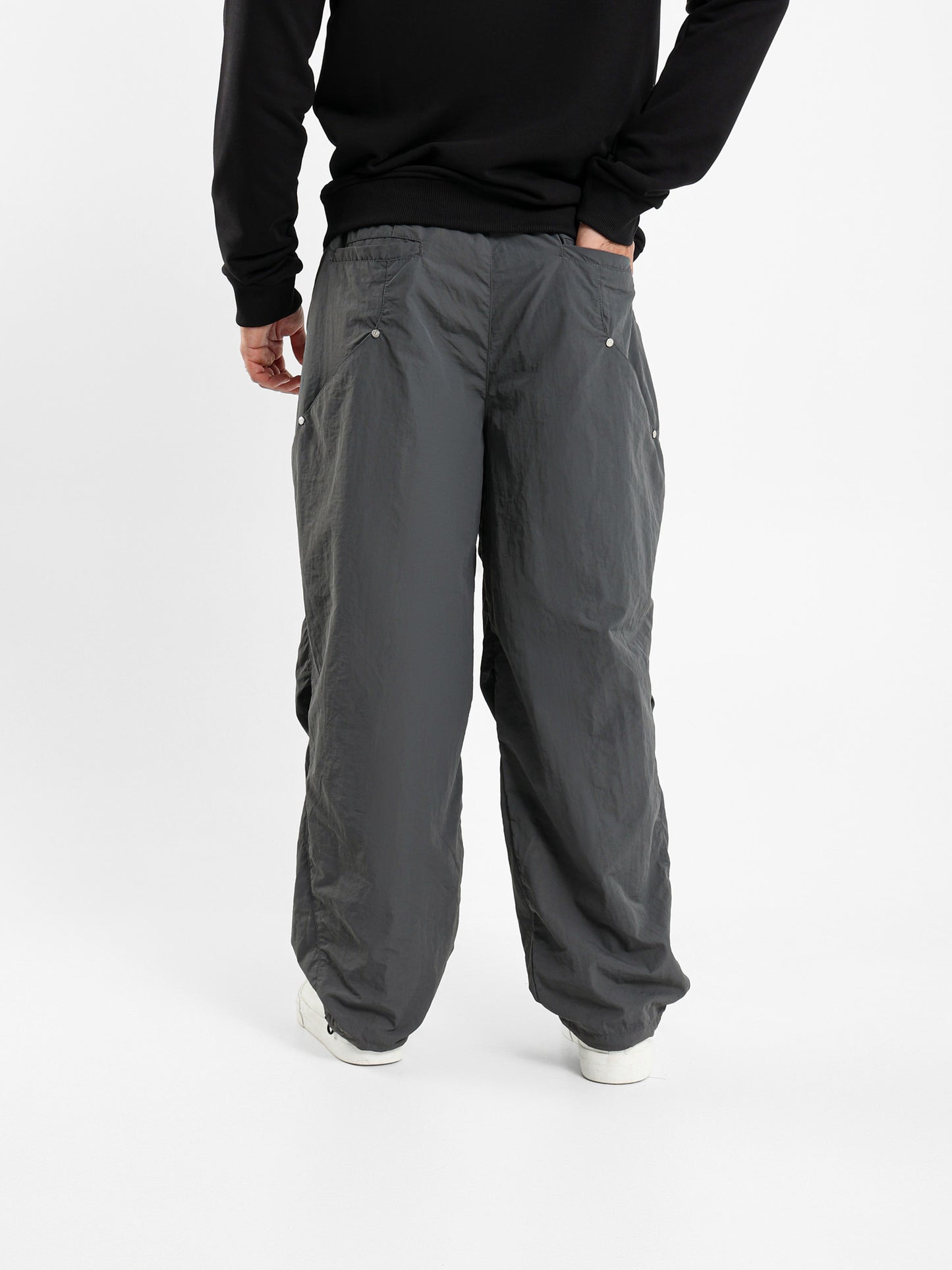 Relaxed Nylon City Pants