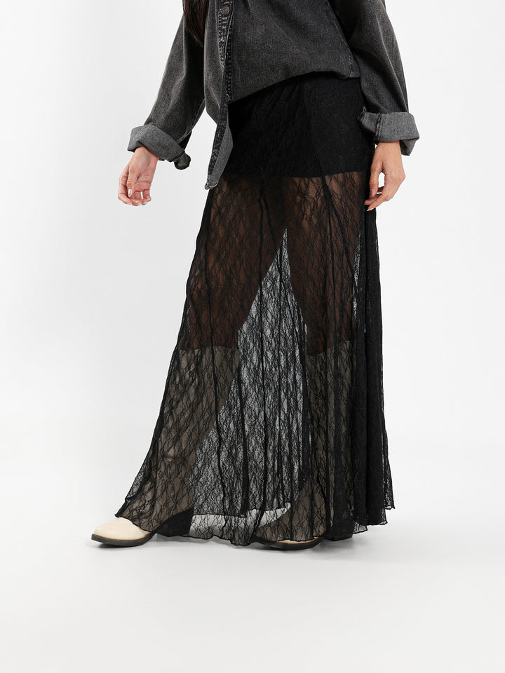 Maxi Lace Skirt