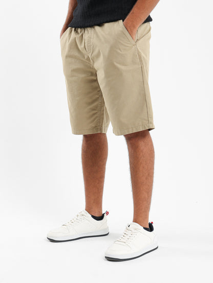 Woven Knee-Length Shorts