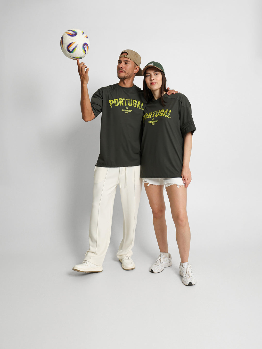 Unisex Football Jersey Oversized T-Shirt