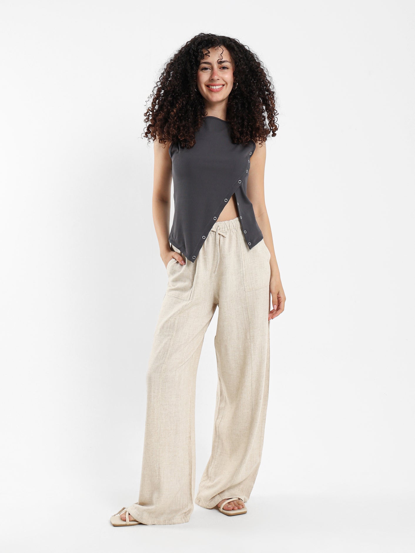 Linen Loose Fit Pants