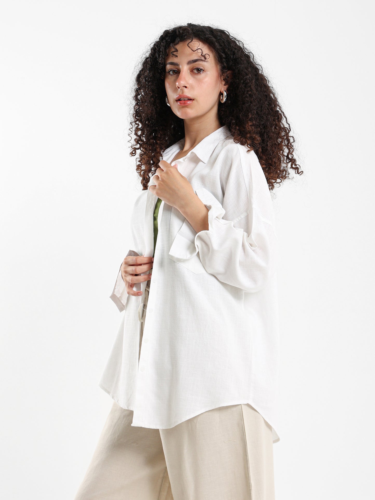 Oversized Linen Shirt