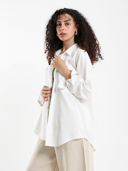 Oversized Linen Shirt