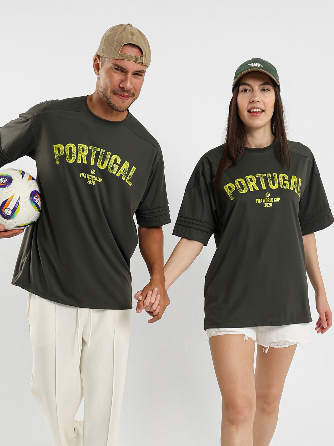 Unisex Football Jersey Oversized T-Shirt