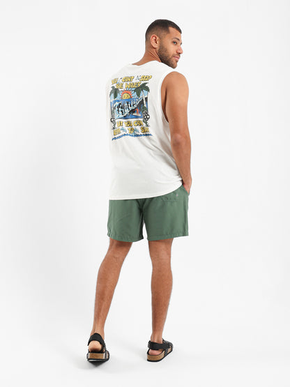 You Cant Stop The Waves Back Print T-Shirt
