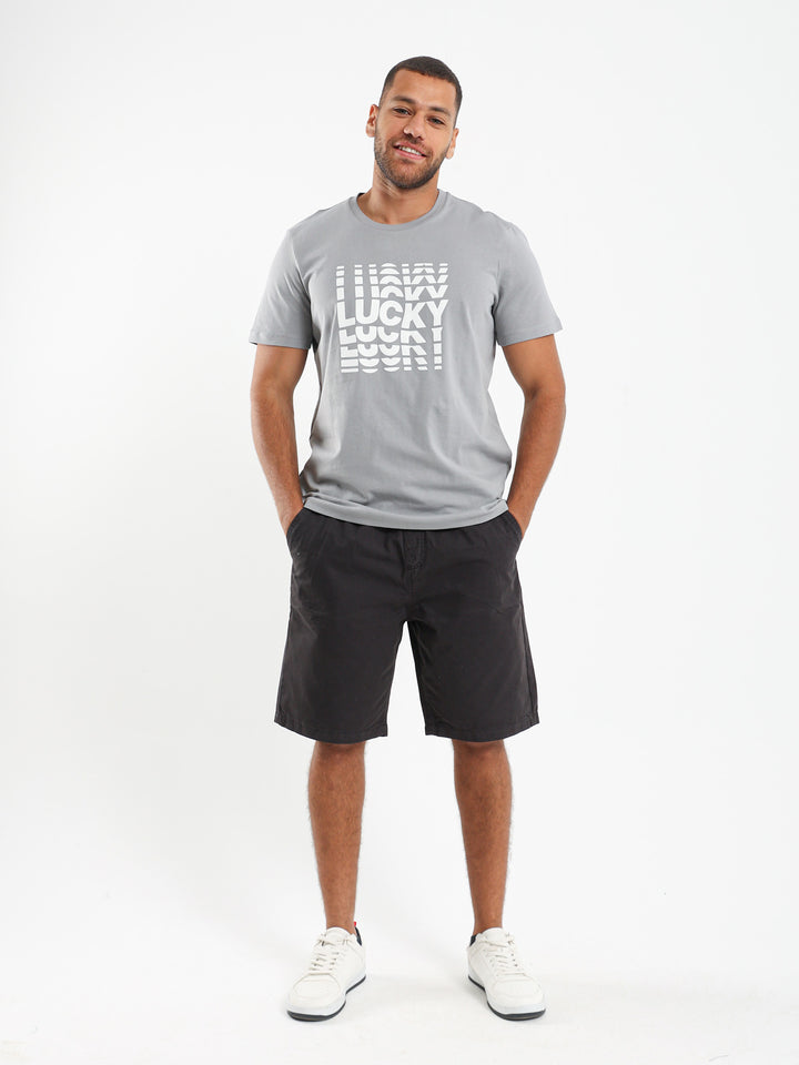 Woven Knee-Length Shorts