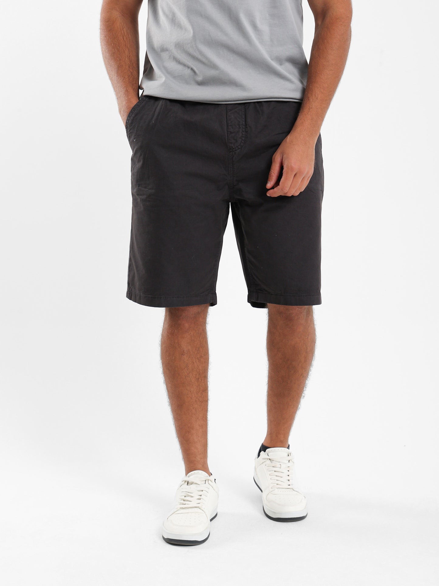 Woven Knee-Length Shorts