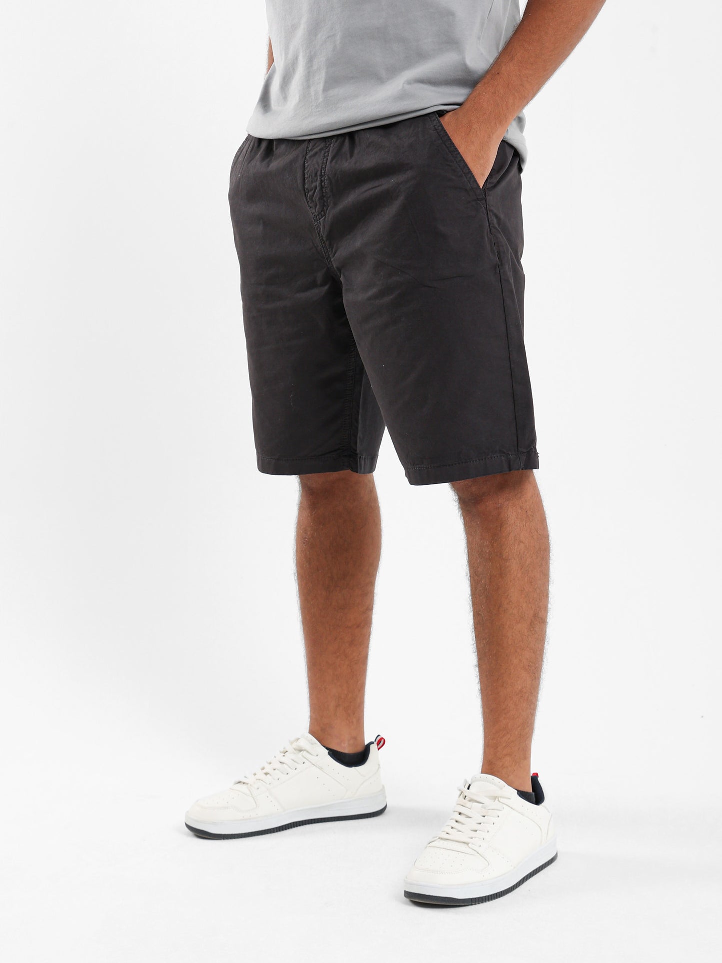 Woven Knee-Length Shorts