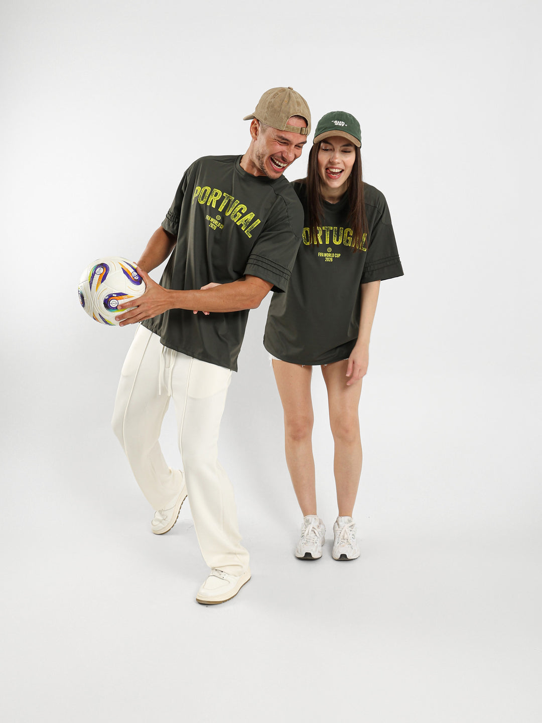 Unisex Football Jersey Oversized T-Shirt