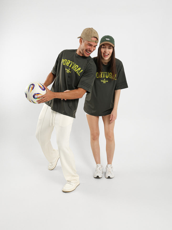 Unisex Football Jersey Oversized T-Shirt