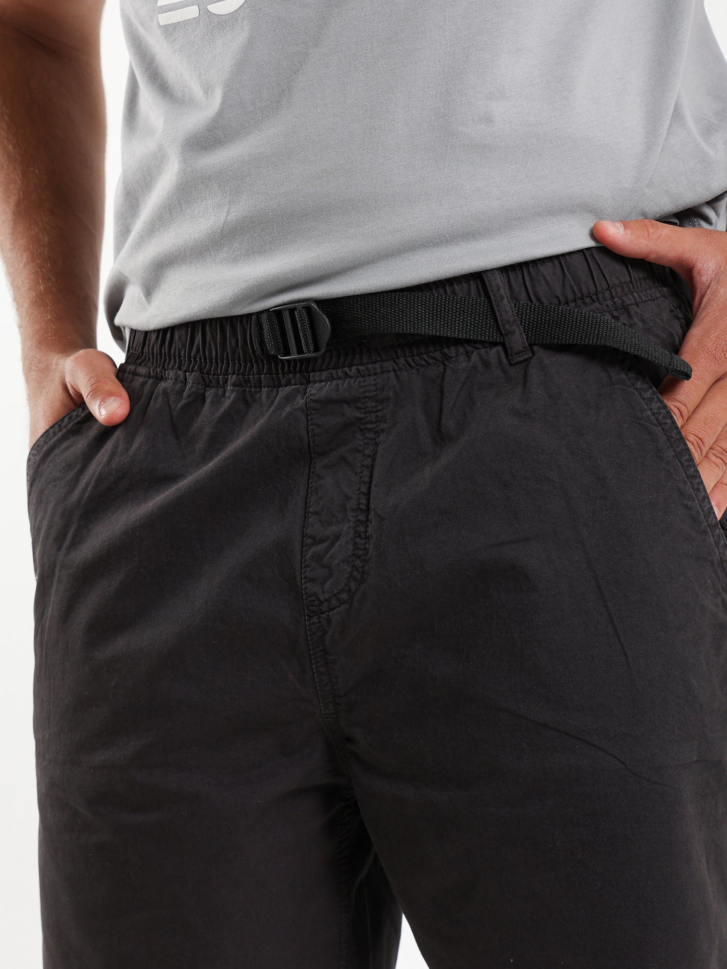 Woven Knee-Length Shorts