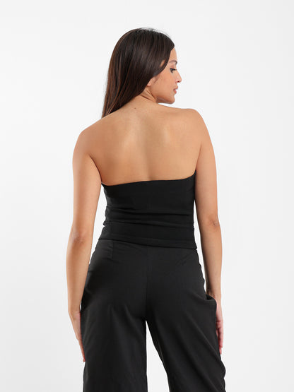 Strapless Buttoned Waistcoat - Outlet