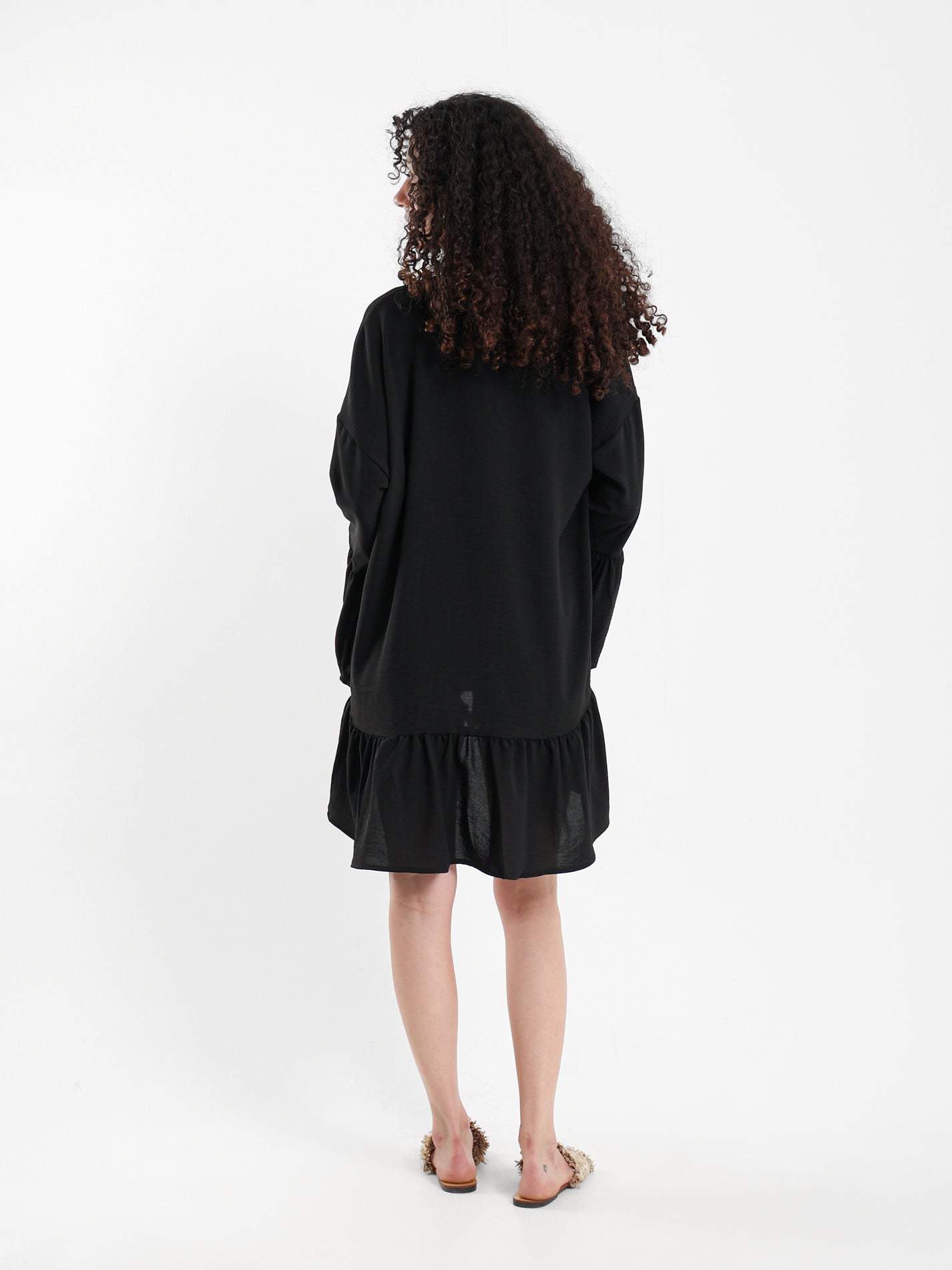 Ruffled Short Kimono