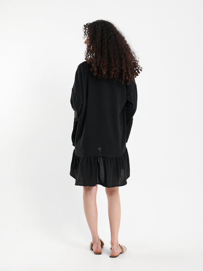 Ruffled Short Kimono