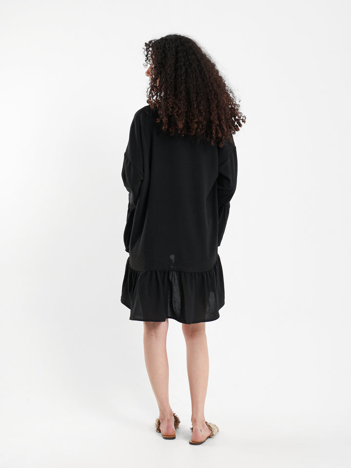 Ruffled Short Kimono