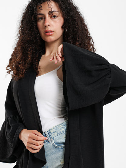 Ruffled Short Kimono