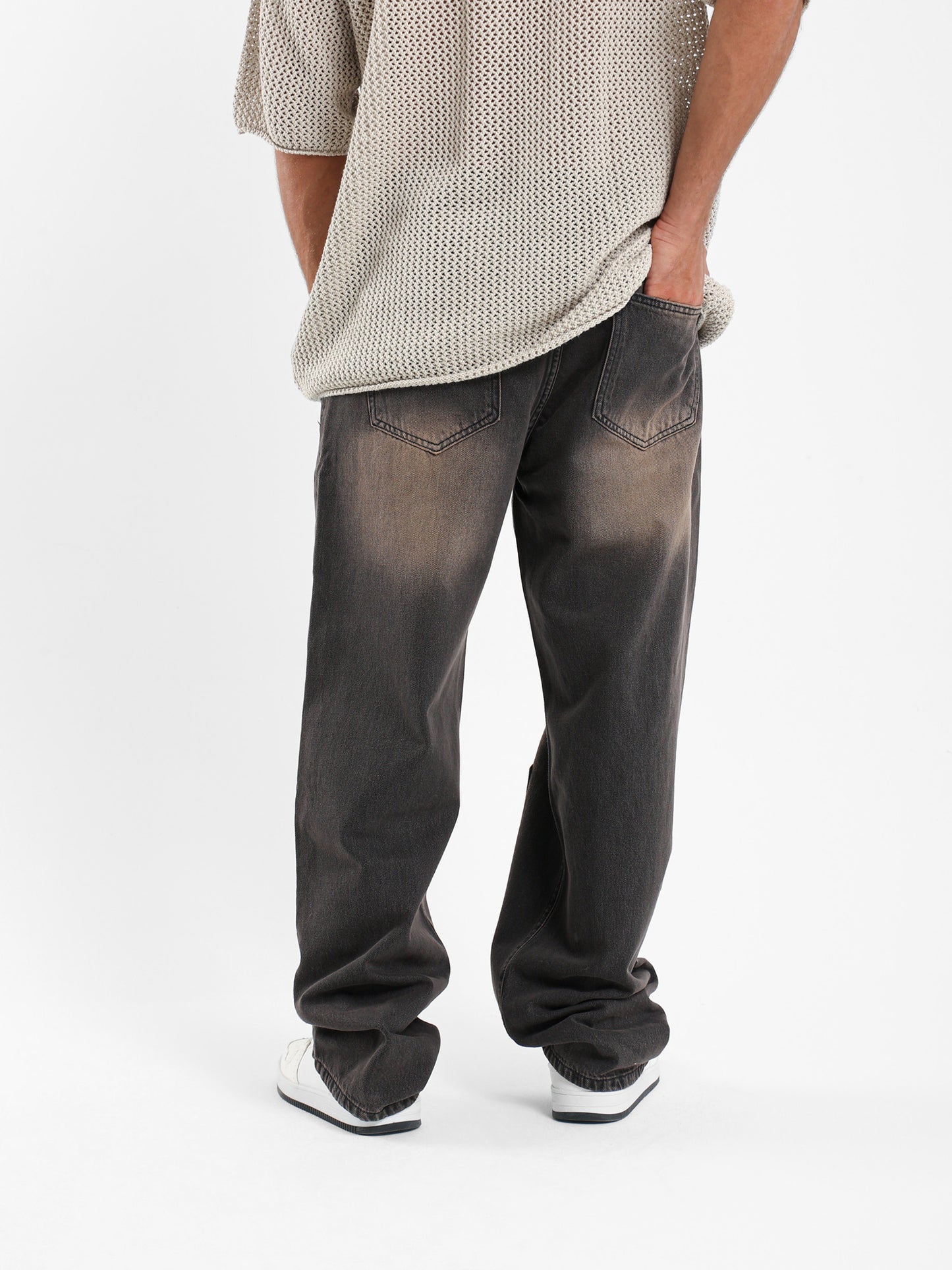 Cowboy-Cut Jeans Below Knee - Outlet