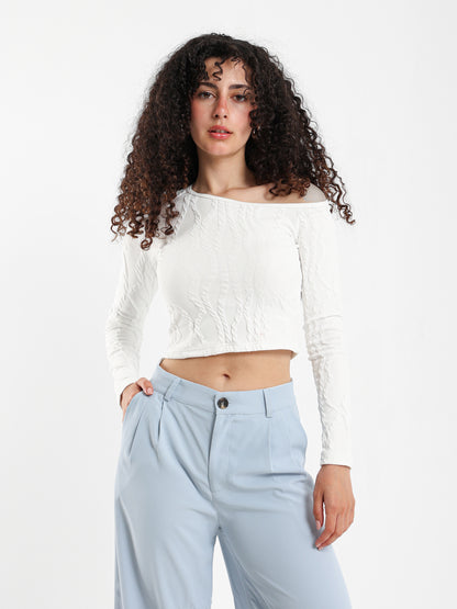 Tops & Tees Asymmetric Shoulder Ls Top