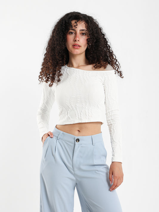 Tops & Tees Asymmetric Shoulder Ls Top