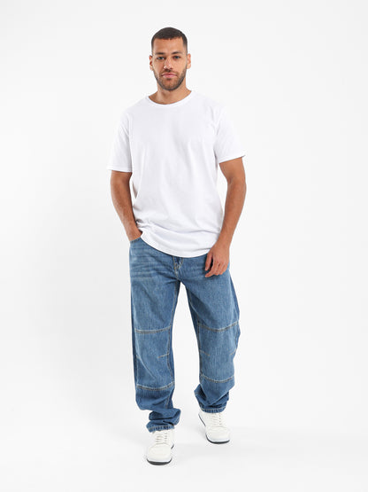 Knee Panel Detail Jeans