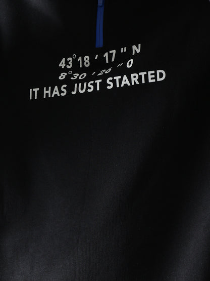 Quarter Zip Oversized Hoodie - Outlet