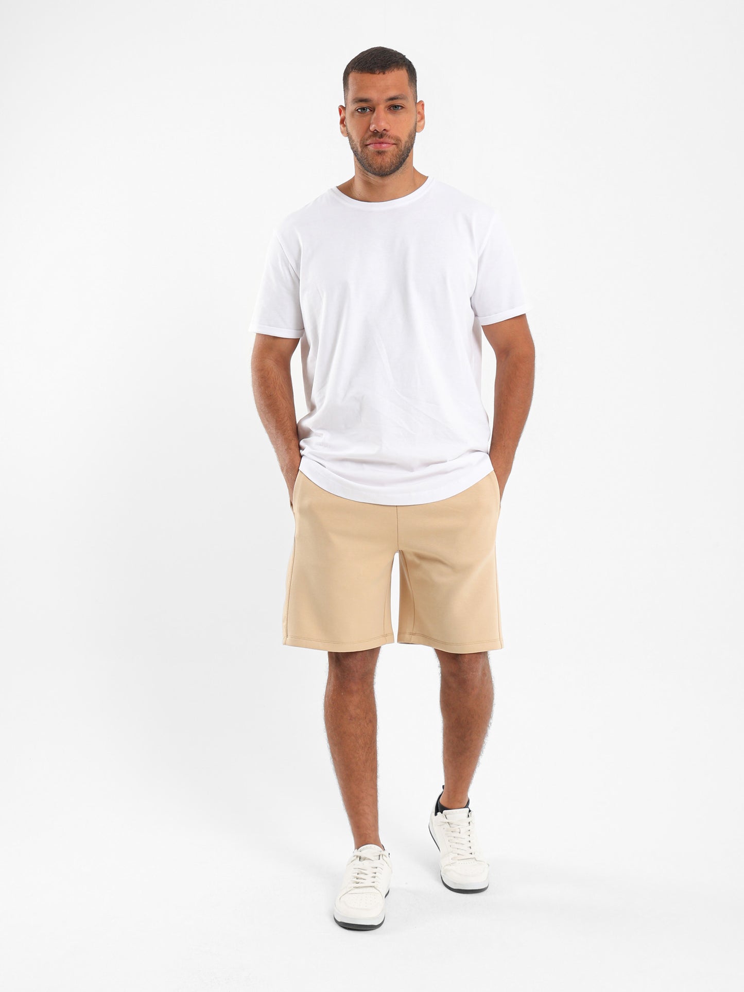 Solid Knitted Shorts