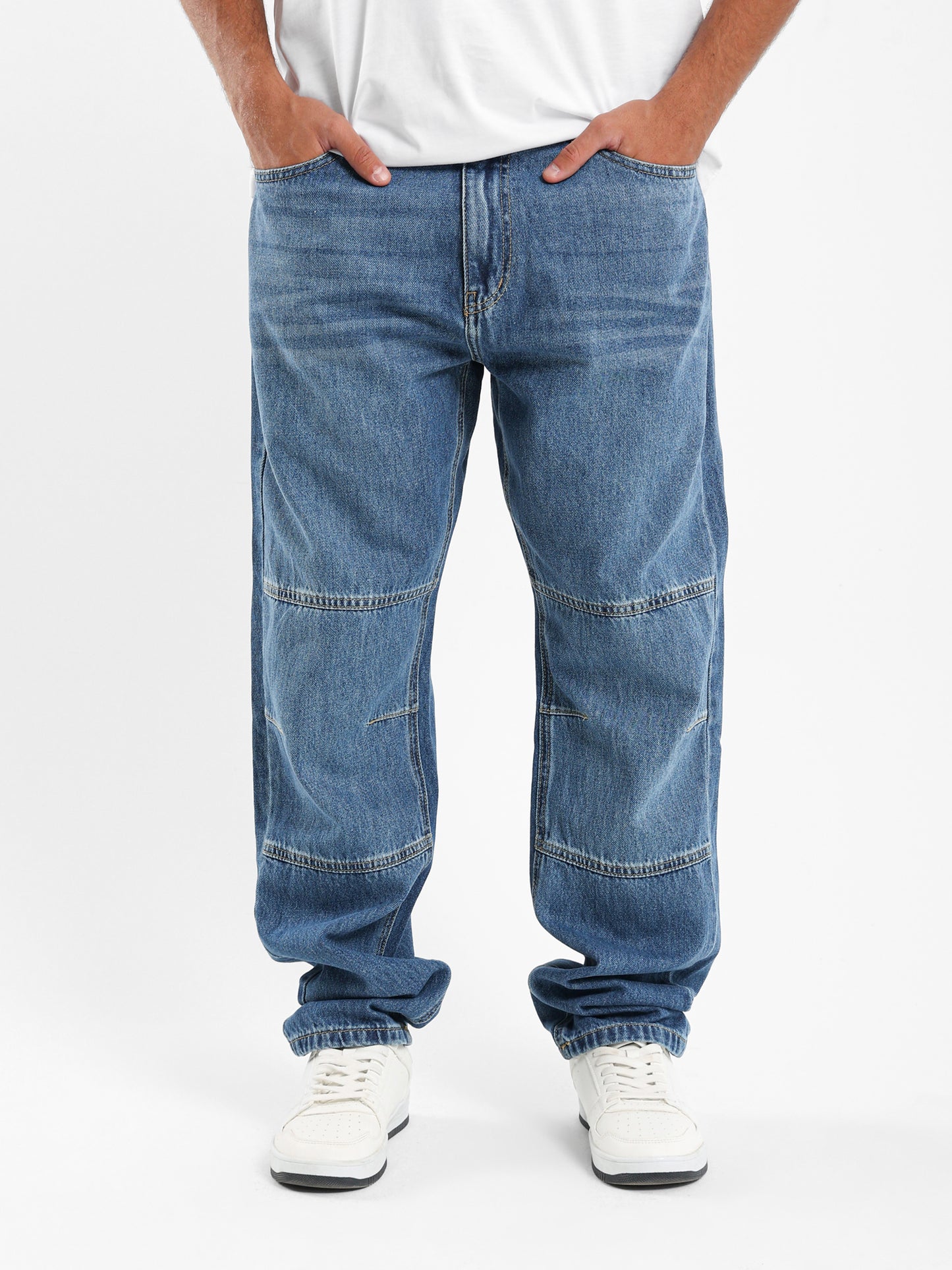 Knee Panel Detail Jeans