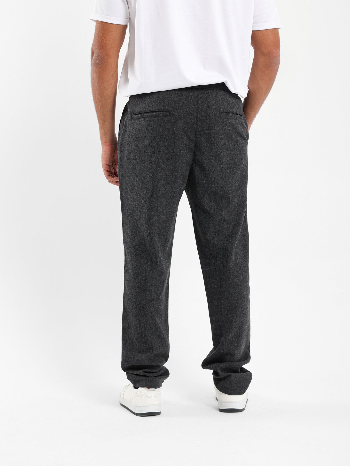 Front Pleats Wool City Pants - Outlet