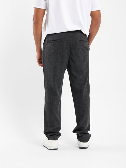 Front Pleats Wool City Pants - Outlet