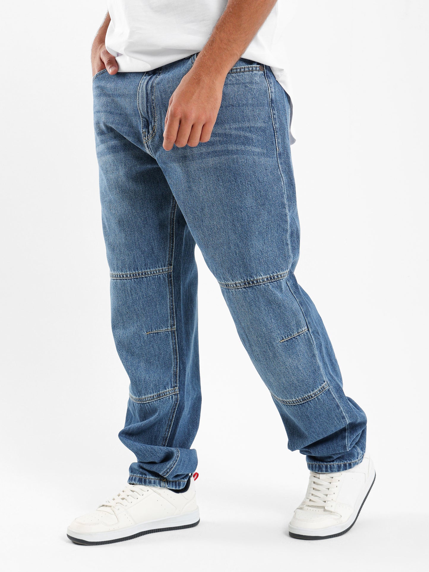 Knee Panel Detail Jeans
