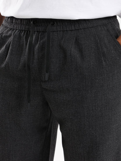 Front Pleats Wool City Pants - Outlet