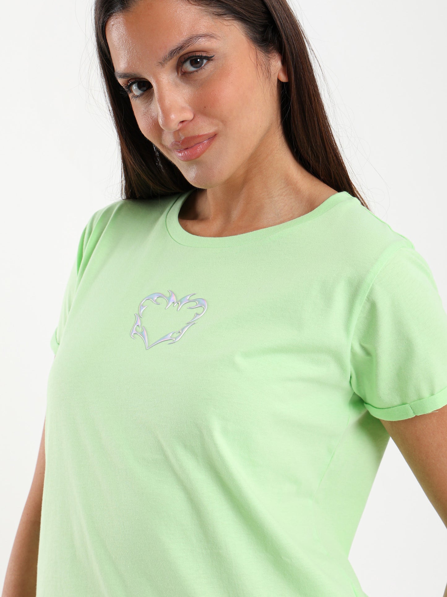 Rubber Heart Graphic T-Shirt
